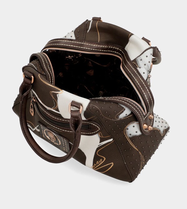 Anekke Nature Shodō Brown 2-handle Kézitáska | SKJN09642