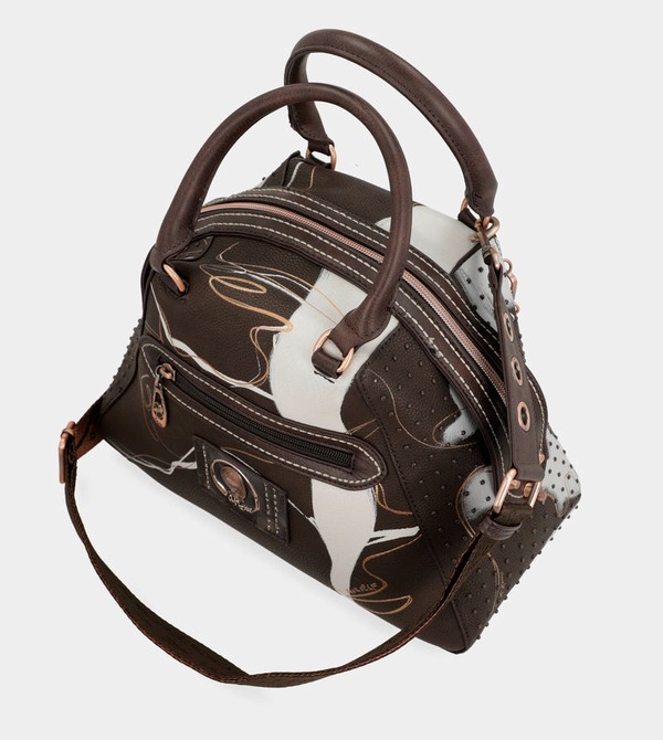 Anekke Nature Shodō Brown 2-handle Kézitáska | SKJN09642