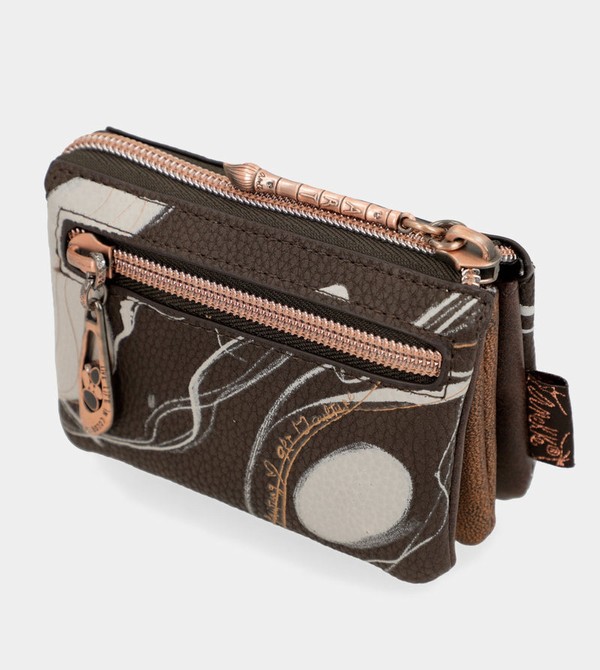 Anekke Nature Shodō Brown 3 Compartment Pénztárca | OPVL34980