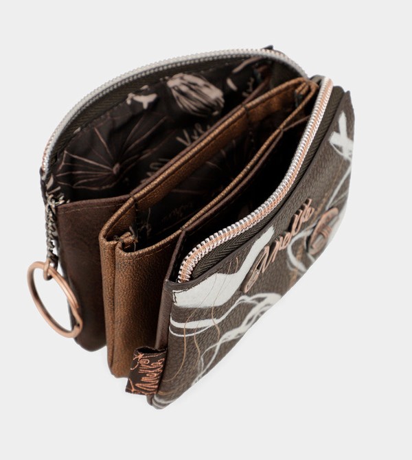 Anekke Nature Shodō Brown 3 Compartment Pénztárca | OPVL34980