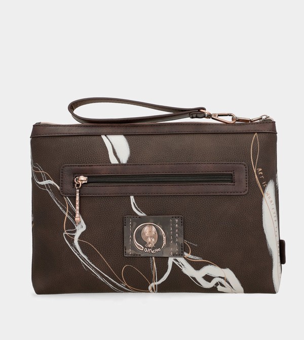 Anekke Nature Shodō Brown Clutch Kézitáska | PZRK51307