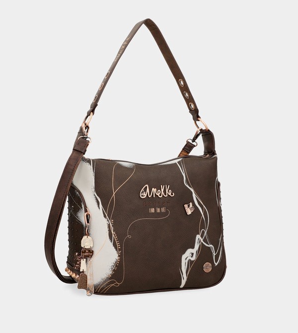 Anekke Nature Shodō Brown Crossbody Táska | TKIL82936