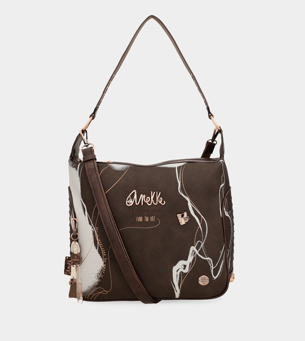 Anekke Nature Shodō Brown Crossbody Táska | TKIL82936