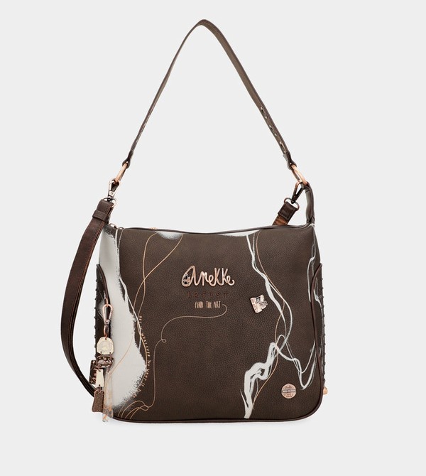 Anekke Nature Shodō Brown Crossbody Táska | TKIL82936