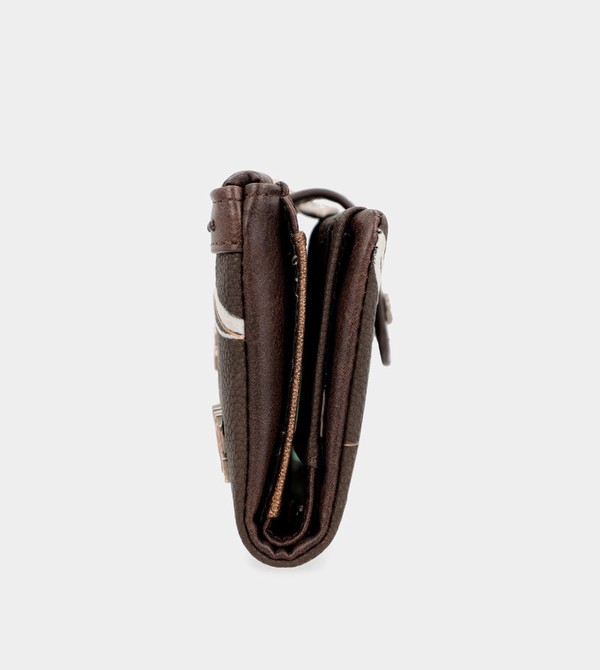 Anekke Nature Shodō Brown Rfid Flexi Brown Pénztárca | TRCB78943