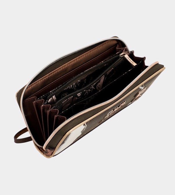 Anekke Nature Shodō Large Brown Rfid Pénztárca | LUIH12659