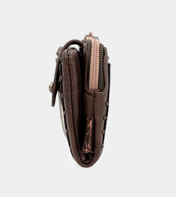 Anekke Nature Shodō Small Brown Rfid Pénztárca | LXKD12307