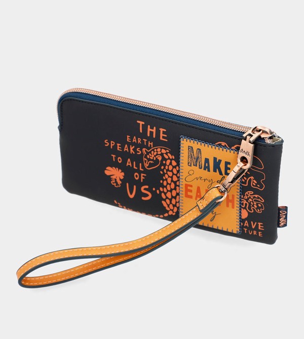 Anekke Navy Blue Rfid Nature Pachamama Kézitáska | QYTA81045