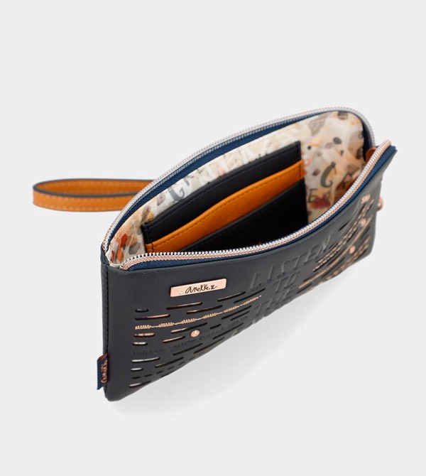 Anekke Navy Blue Rfid Nature Pachamama Kézitáska | QYTA81045