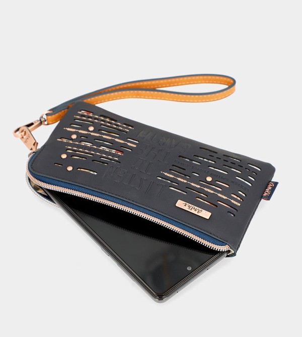 Anekke Navy Blue Rfid Nature Pachamama Kézitáska | QYTA81045