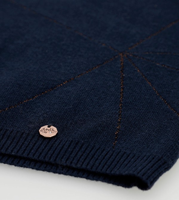 Anekke Navy Blue Shōen Pulóverek | APTH97850