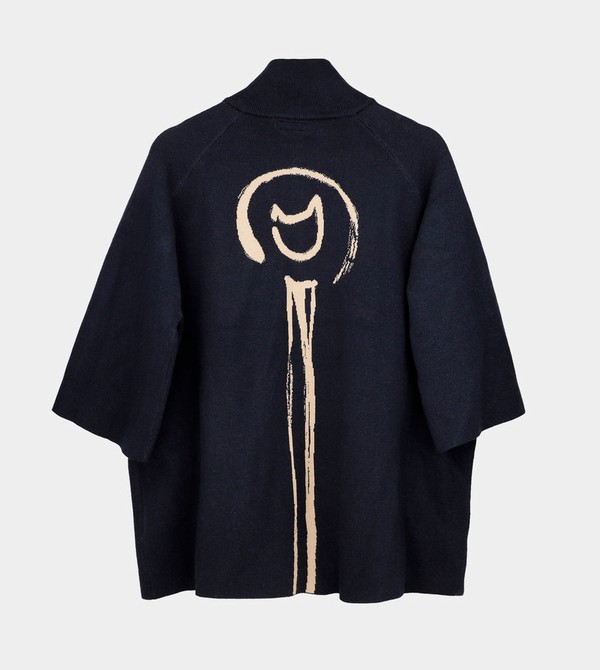 Anekke Navy Blue Shodō Kabát | BAQY86549
