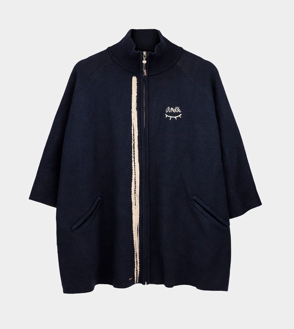 Anekke Navy Blue Shodō Kabát | BAQY86549