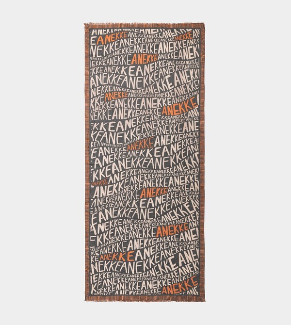 Anekke Pashmina Logo Brown Sál | JLEB02157