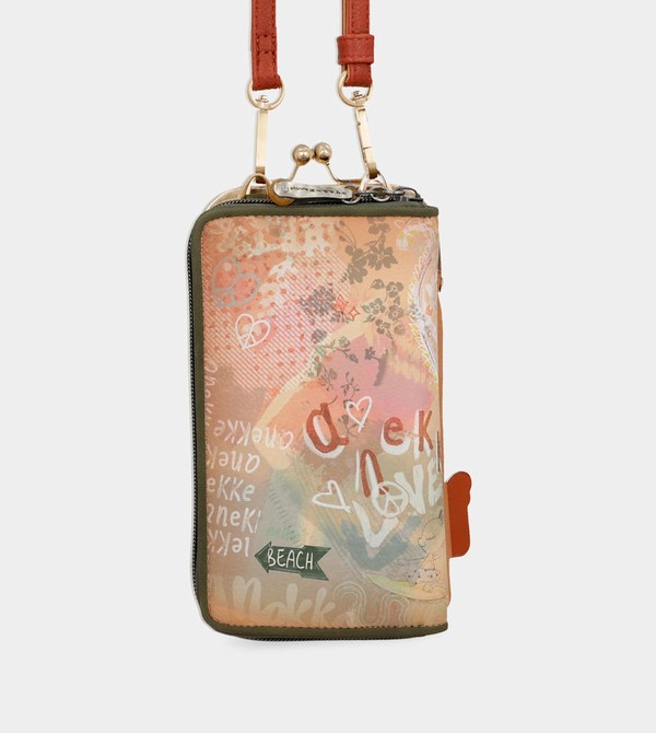 Anekke Peace & Love Camel 3-in-1 Rfid Crossbody Táska | THZY67319