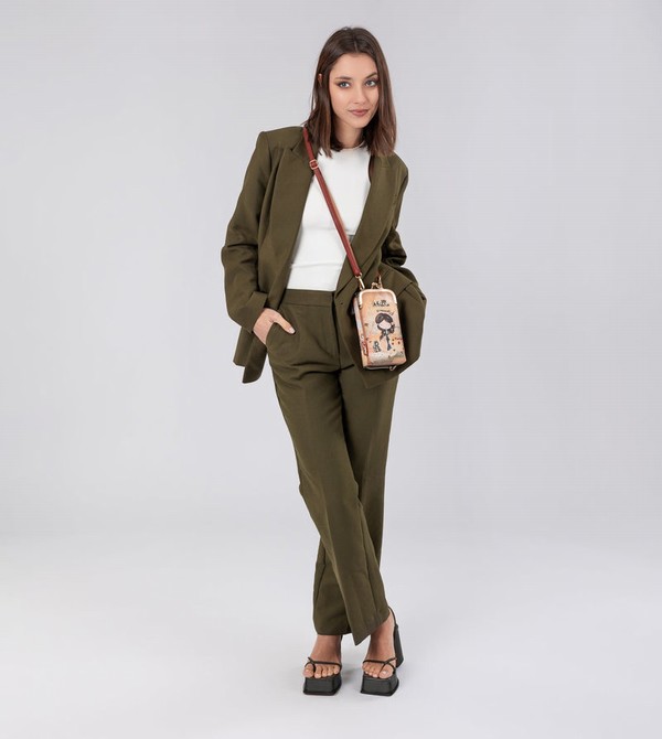 Anekke Peace & Love Camel 3-in-1 Rfid Crossbody Táska | THZY67319