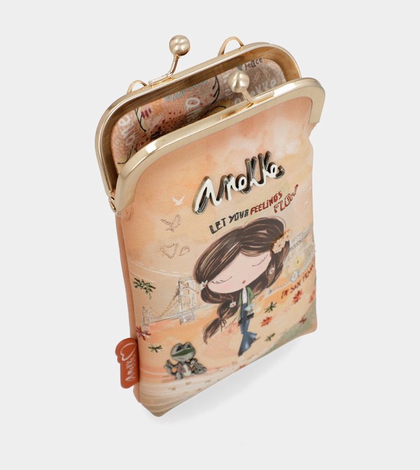 Anekke Peace & Love Camel 3-in-1 Rfid Crossbody Táska | THZY67319