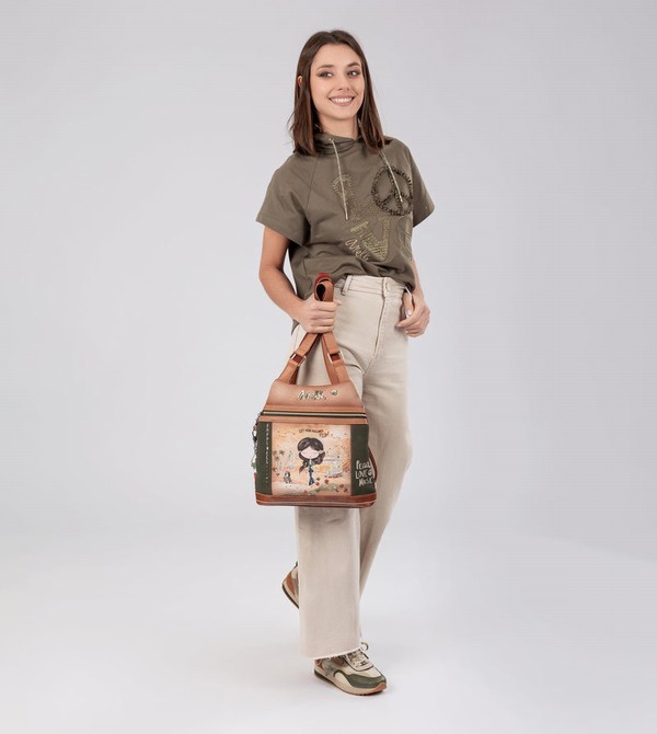 Anekke Peace & Love Camel Anti-theft Válltáskák | ANJF68431