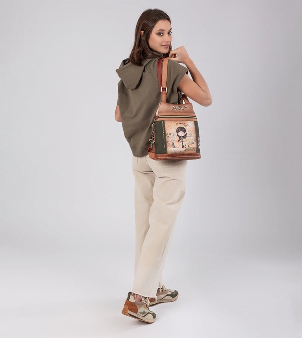 Anekke Peace & Love Camel Anti-theft Válltáskák | ANJF68431