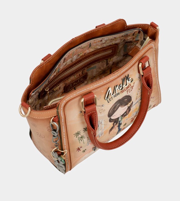 Anekke Peace & Love Camel Bowling Crossbody Táska | SERL83549