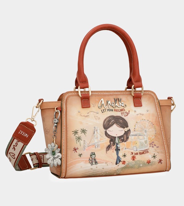 Anekke Peace & Love Camel Bowling Crossbody Táska | SERL83549
