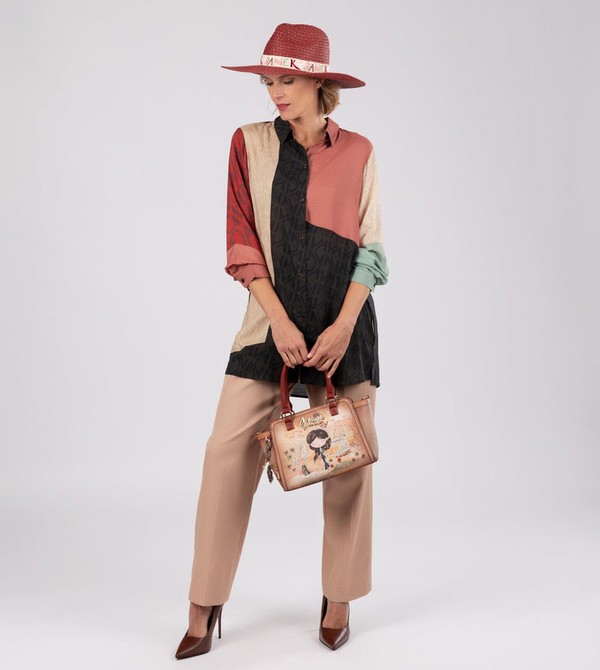 Anekke Peace & Love Camel Bowling Crossbody Táska | SERL83549