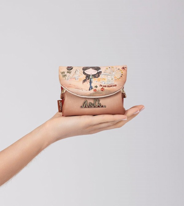 Anekke Peace & Love Camel Coin With Flap Pénztárca | LQGX70234