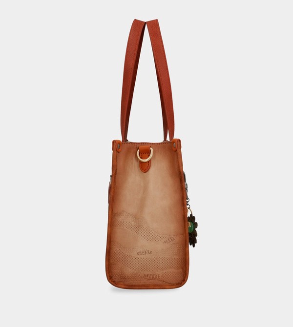Anekke Peace & Love Camel Crossbody Táska | KYDO93672