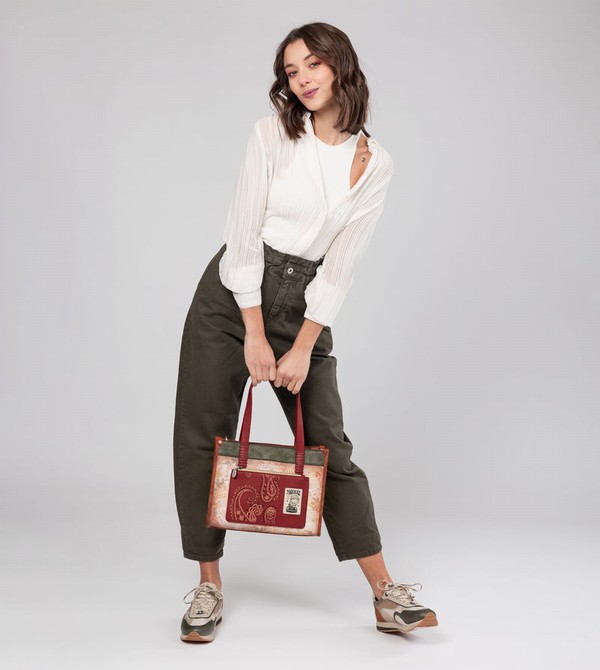 Anekke Peace & Love Camel Crossbody Táska | KYDO93672