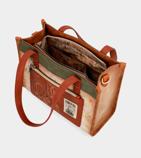 Anekke Peace & Love Camel Crossbody Táska | KYDO93672