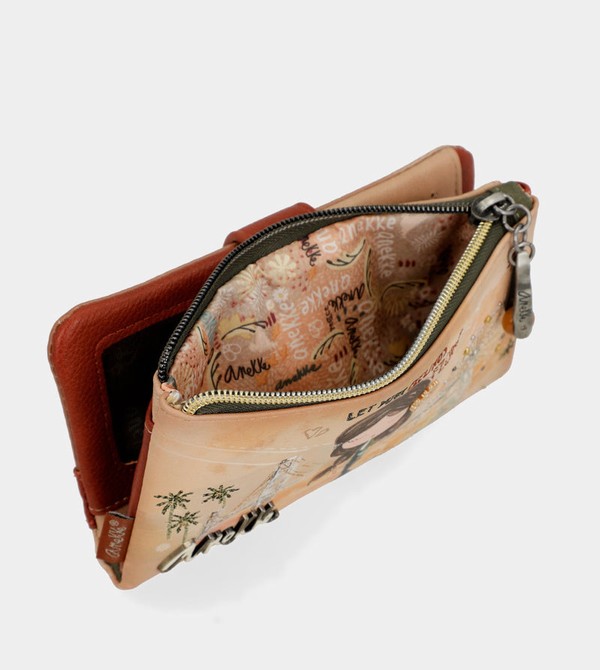 Anekke Peace & Love Camel Flexible Rfid Pénztárca | PXBE78236