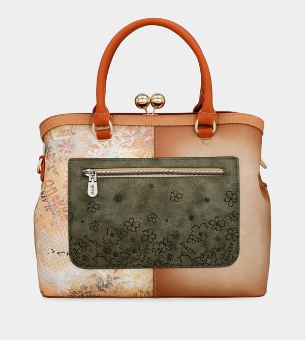 Anekke Peace & Love Camel Kiss Clasp Crossbody Táska | GEIU64251