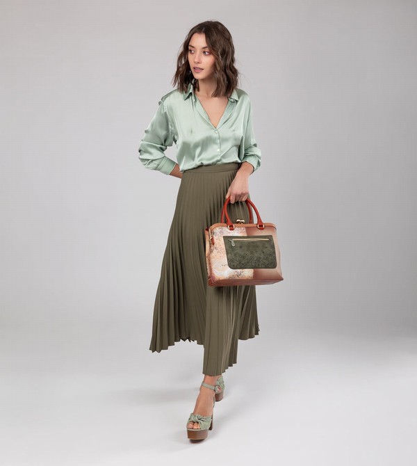 Anekke Peace & Love Camel Kiss Clasp Crossbody Táska | GEIU64251