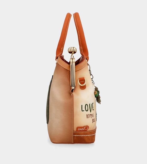 Anekke Peace & Love Camel Kiss Clasp Crossbody Táska | GEIU64251