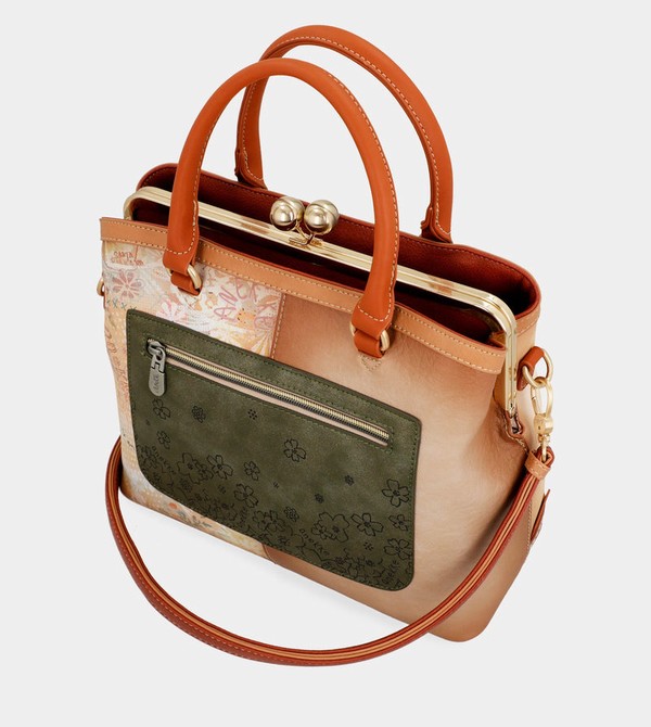Anekke Peace & Love Camel Kiss Clasp Crossbody Táska | GEIU64251