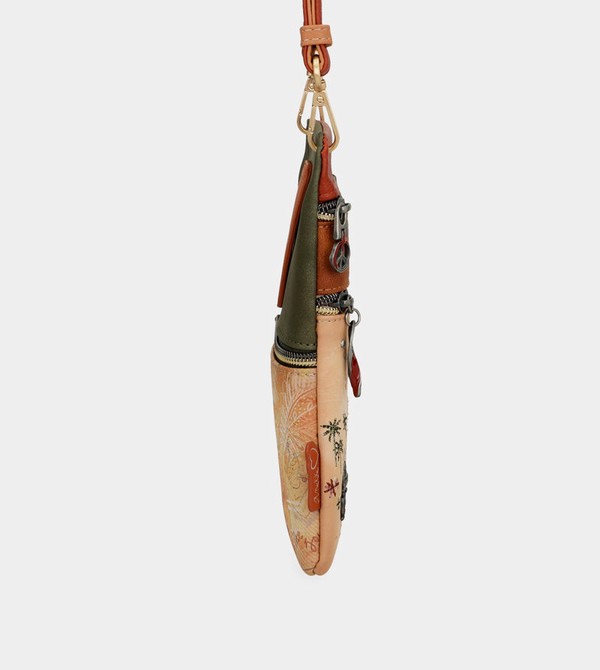 Anekke Peace & Love Camel Mini Crossbody Táska | SNAT02845