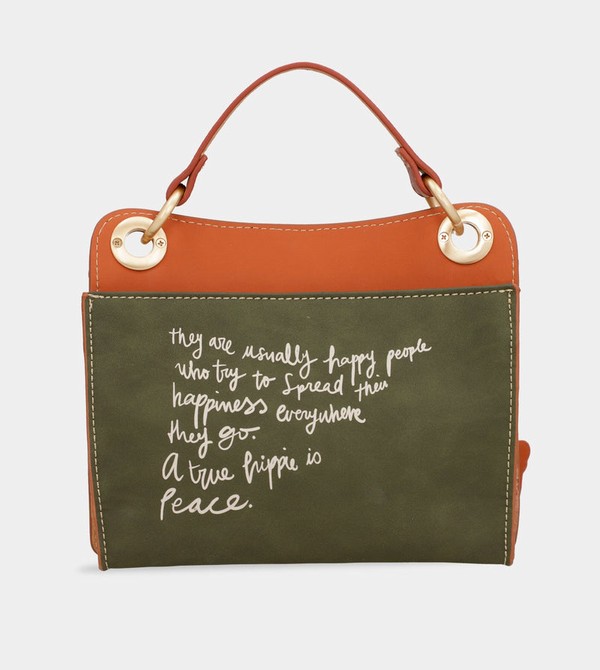 Anekke Peace & Love Camel Mini Crossbody Táska | YXTR05396