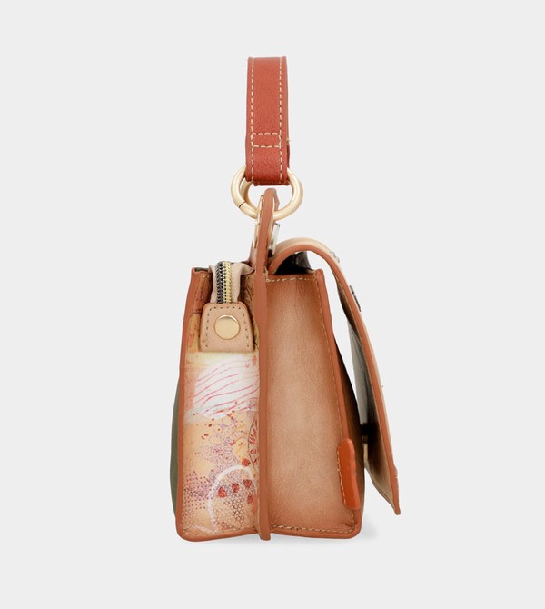 Anekke Peace & Love Camel Mini Crossbody Táska | YXTR05396