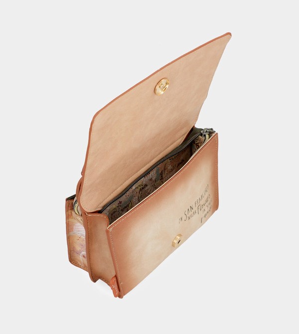 Anekke Peace & Love Camel Mini Crossbody Táska | YXTR05396
