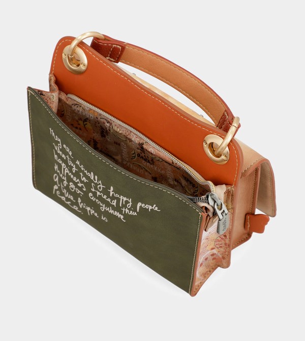 Anekke Peace & Love Camel Mini Crossbody Táska | YXTR05396