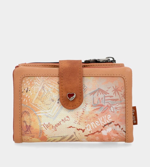 Anekke Peace & Love Camel Small Rfid Pénztárca | MGHI89465