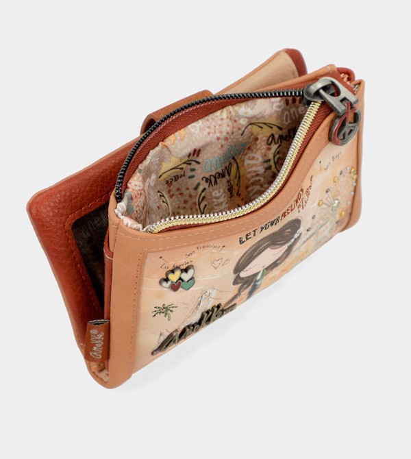 Anekke Peace & Love Camel Small Rfid Pénztárca | MGHI89465