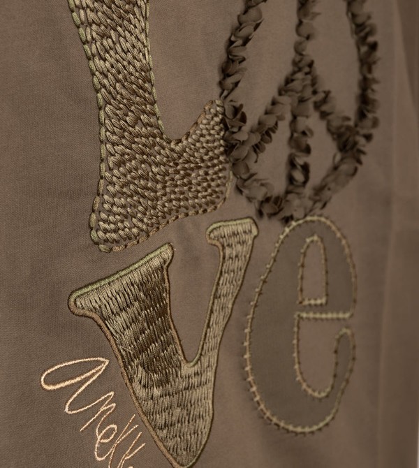 Anekke Peace & Love Green Sleeveless Pulóverek | MKEA93158