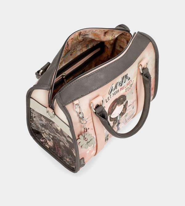 Anekke Peace & Love Pink Bowling Crossbody Táska | KEJY81725