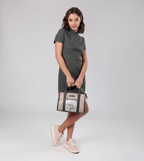 Anekke Peace & Love Pink Bowling Crossbody Táska | KEJY81725