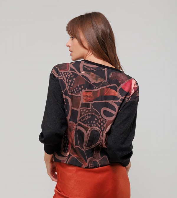Anekke Printed Back Pulóverek | APKR25103