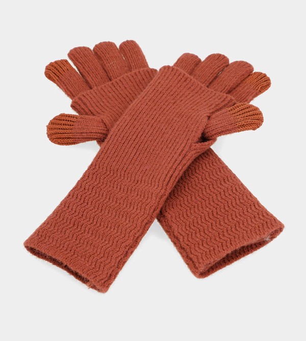 Anekke Red Knitted Kesztyű | JMNV85132