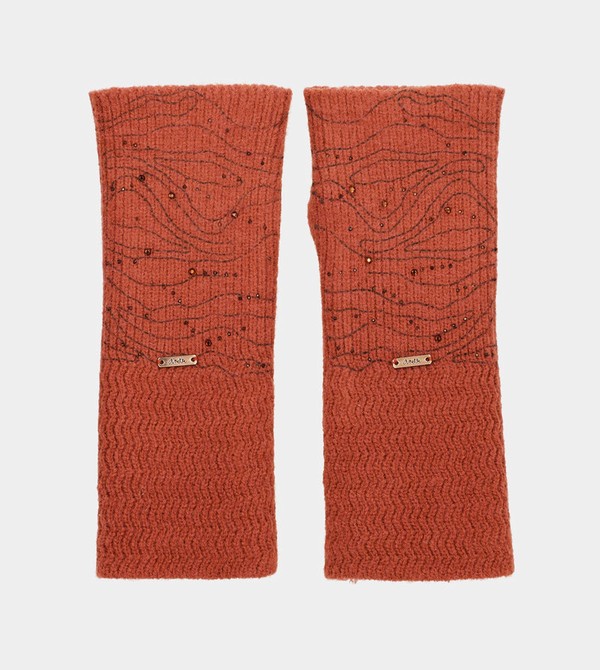 Anekke Red Knitted Kesztyű | JMNV85132