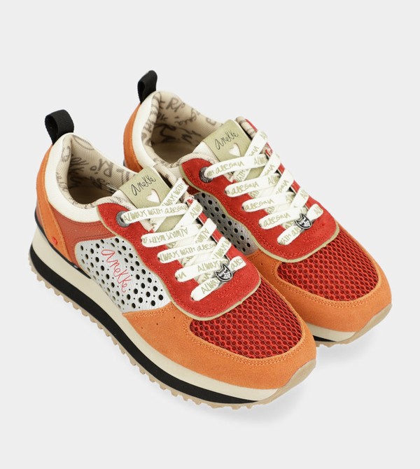 Anekke Red Platform Cipő | ZHBA39186