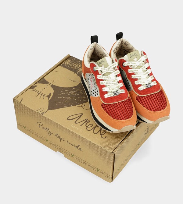 Anekke Red Platform Cipő | ZHBA39186